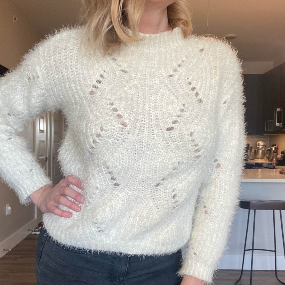 Off-White Aqua Sweater